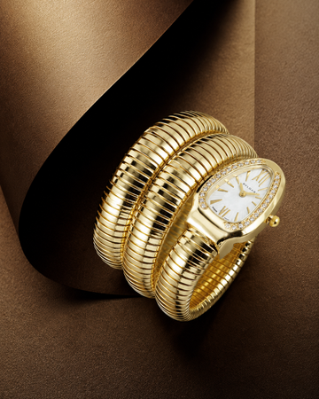 Eternal Bling White Serpentine Wrap Around Bracelet watch