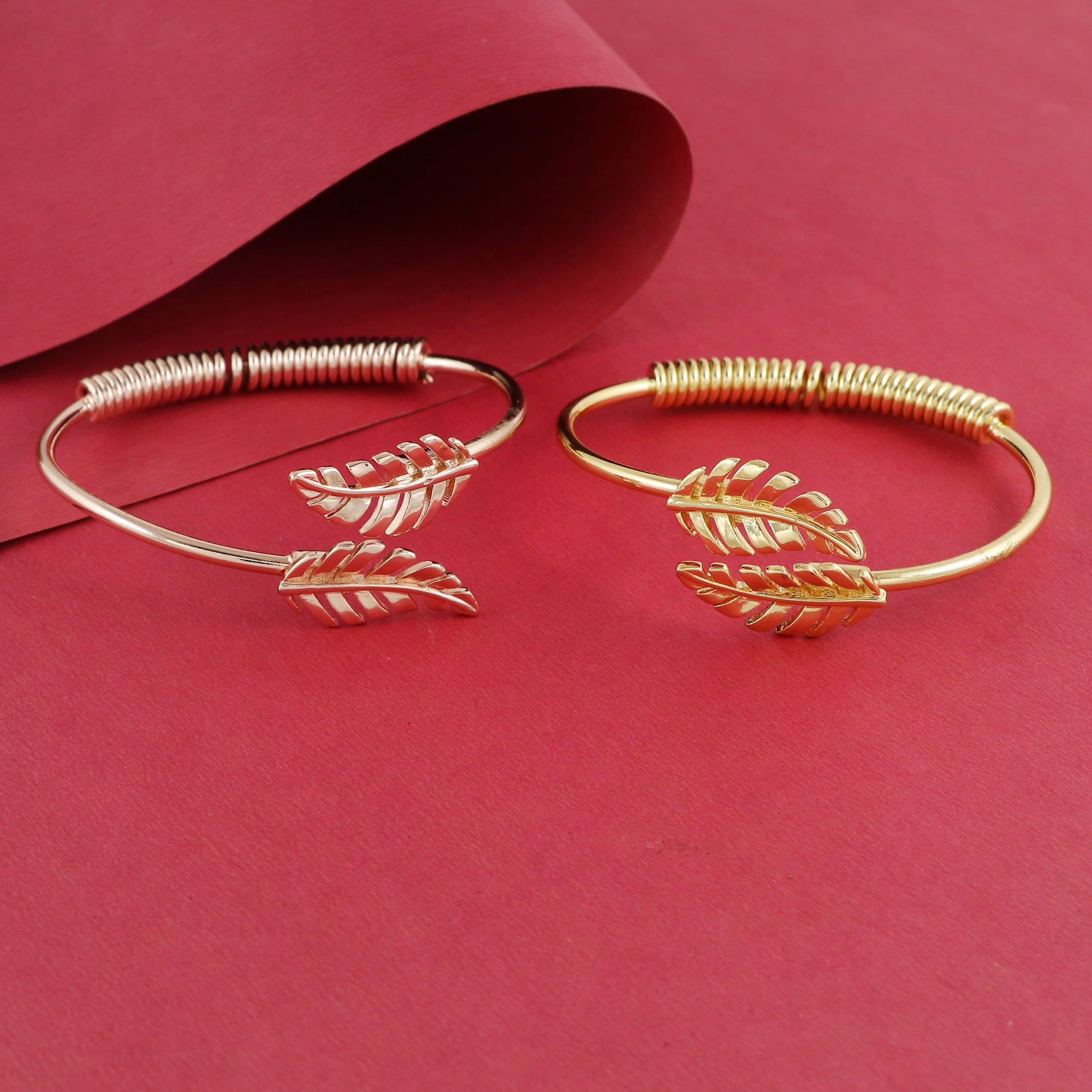 Eternal Bling Leaf open kada