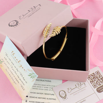 Eternal Bling Leaf open kada