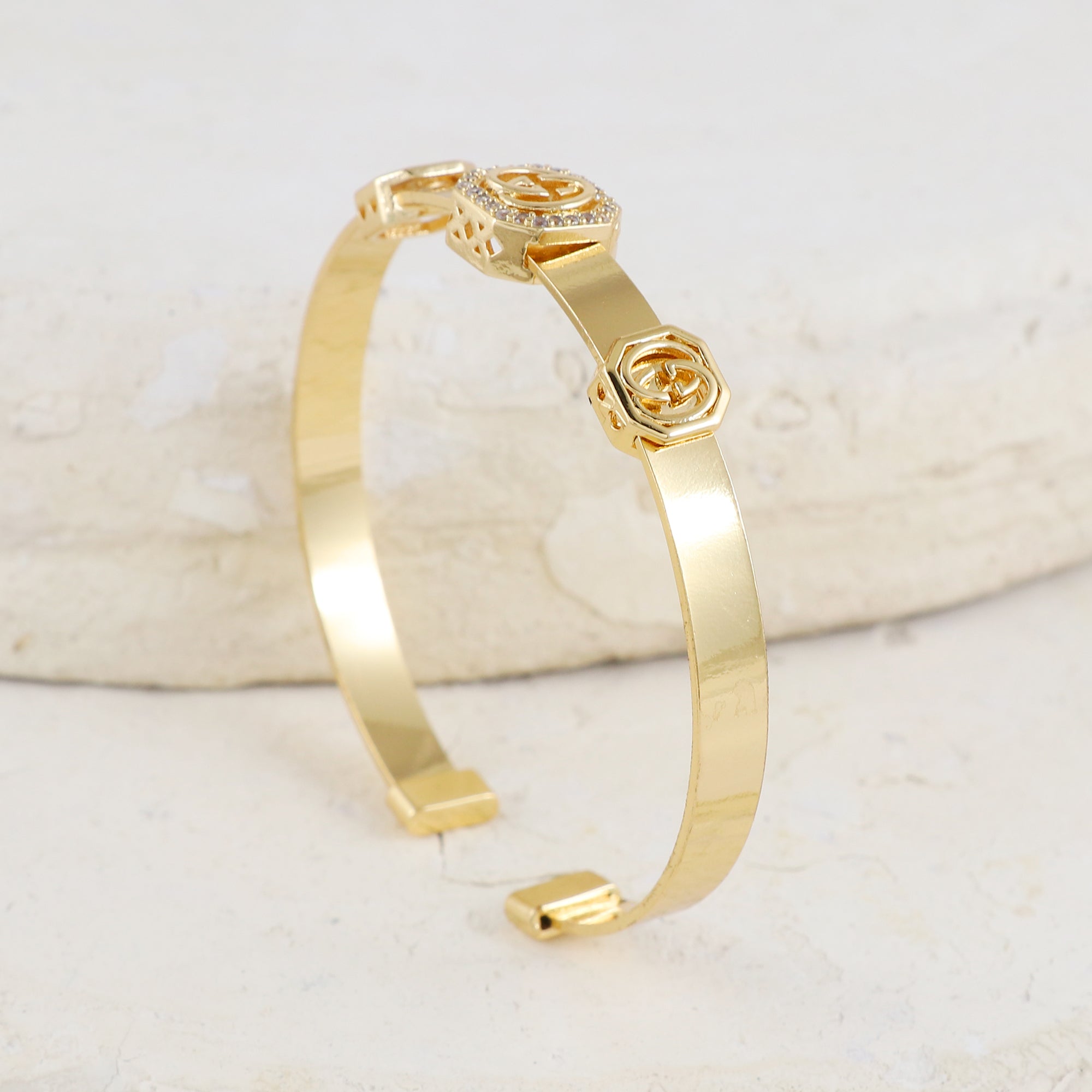 Eternal Bling Designer Solid kada