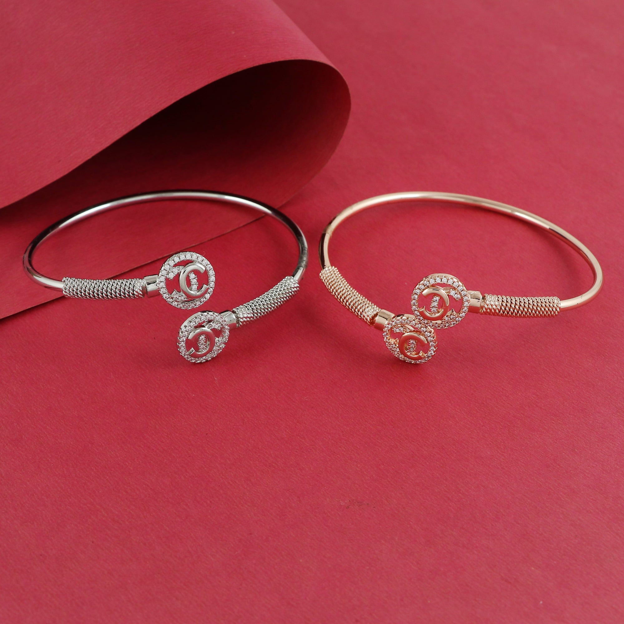 Eternal Bling Crystal Open Kada