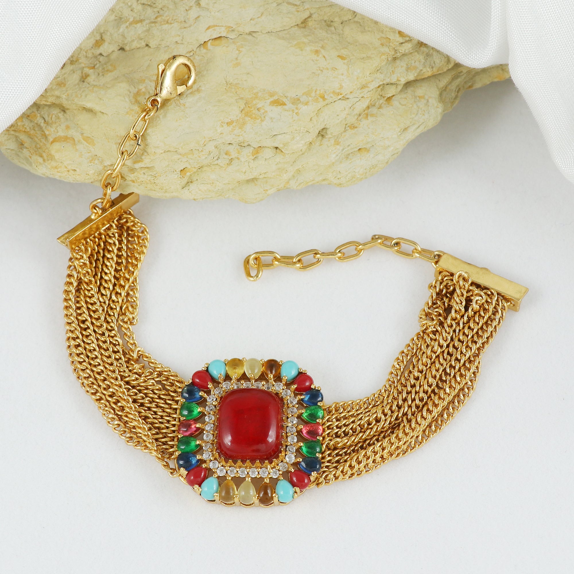 Eternal Bling Multicolor Adjustable Bracelet