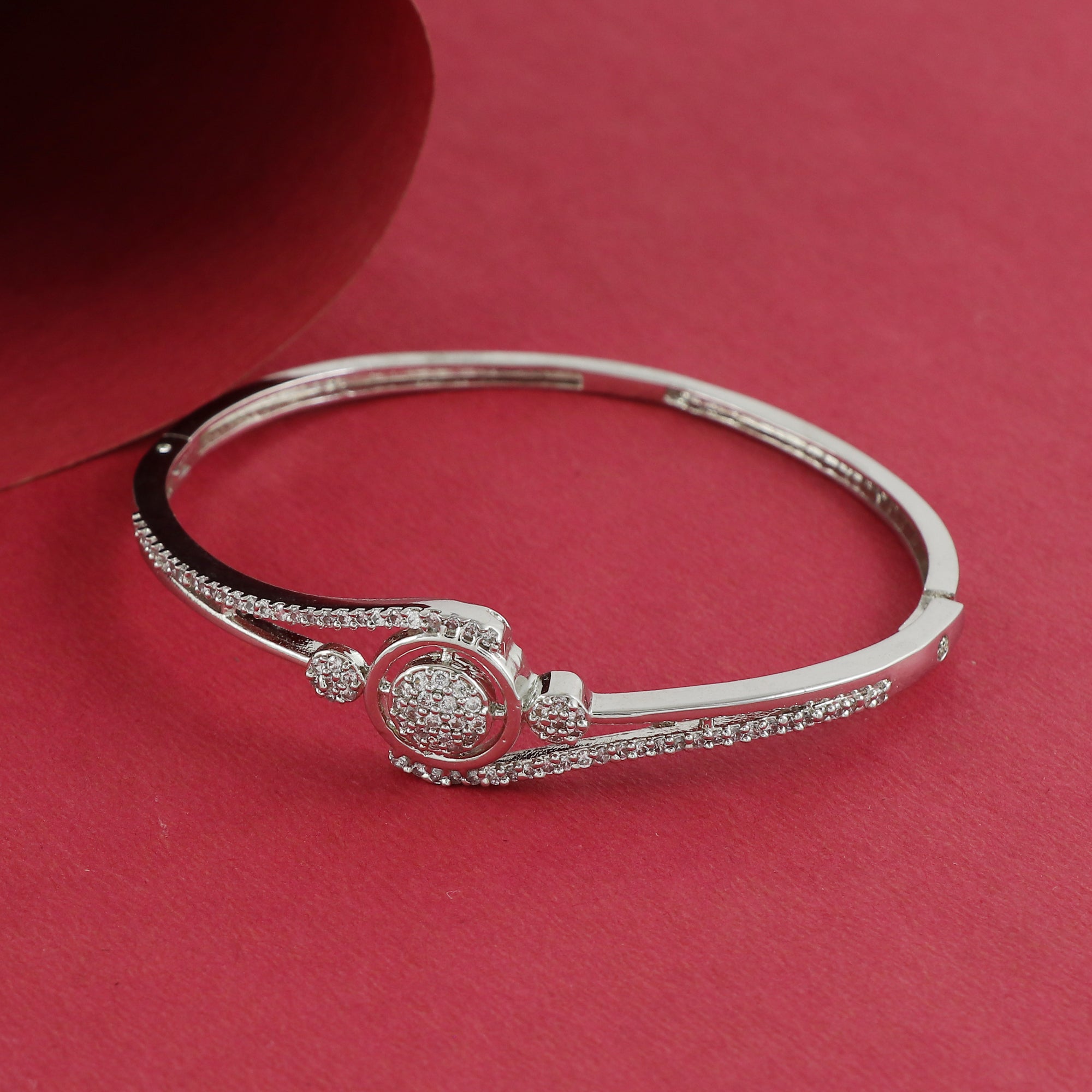 Eternal Bling Designer AD Sleek Bracelet