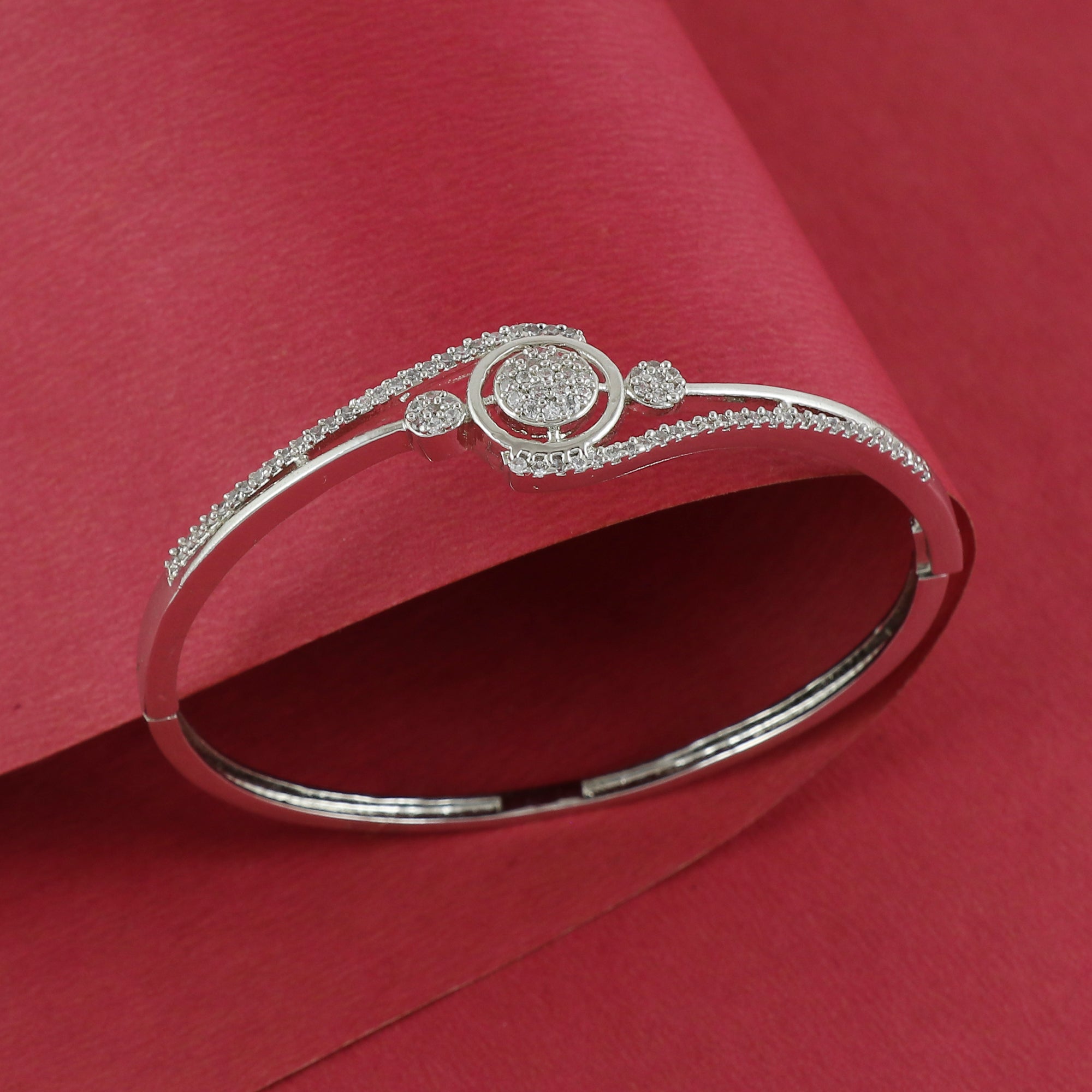 Eternal Bling Designer AD Sleek Bracelet