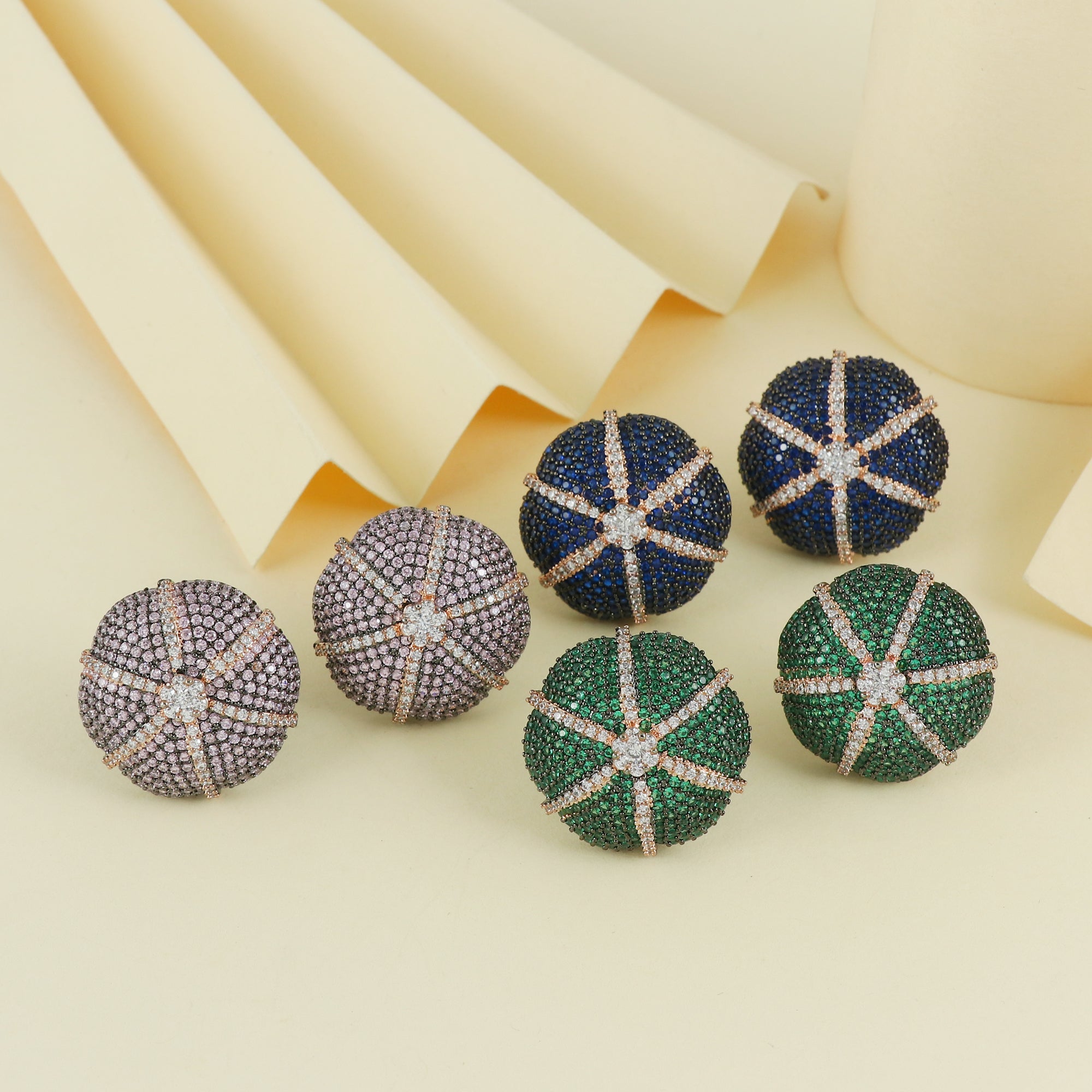Eternal Bling Unique AD Circle Studs