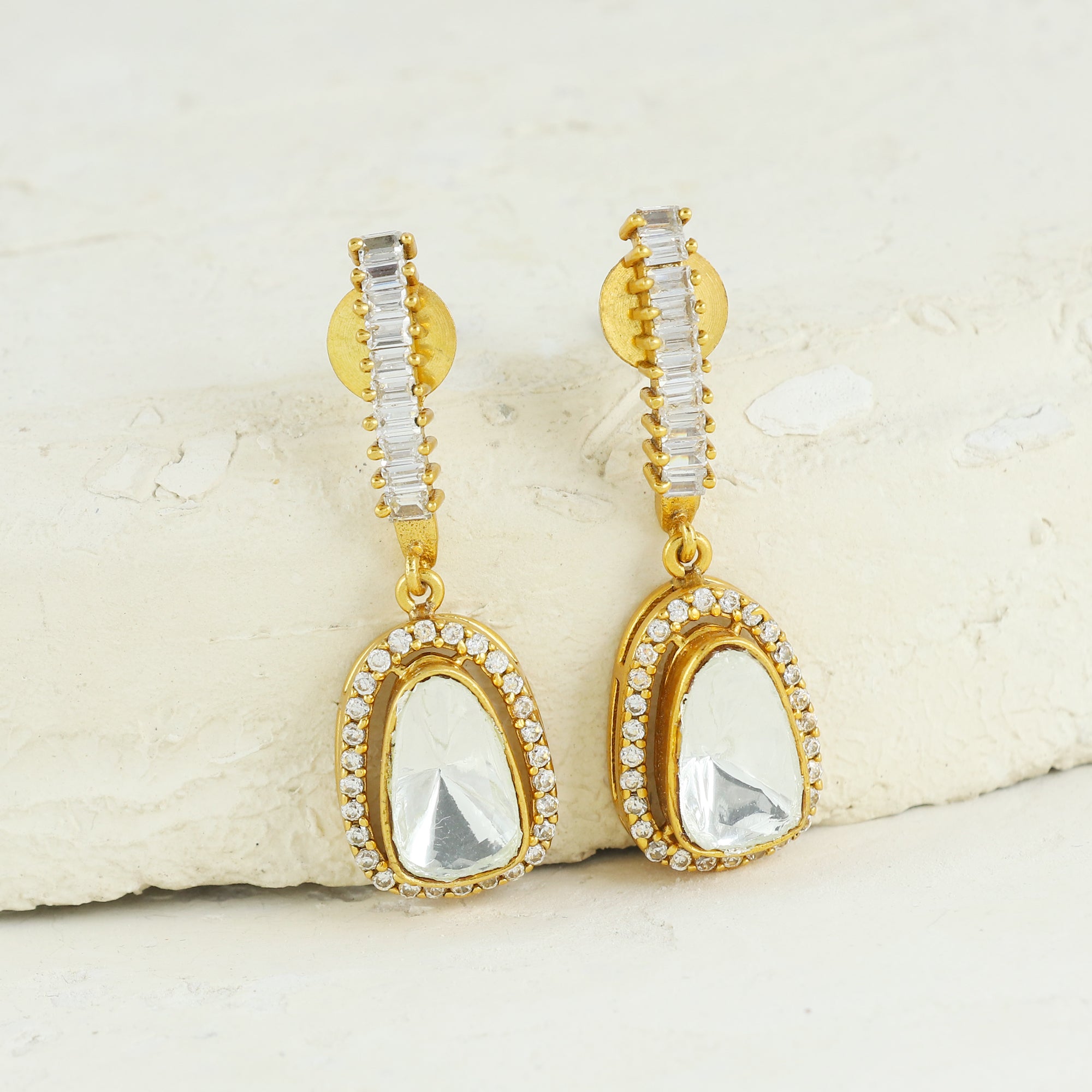 Eternal Bling Polki Hanging earring