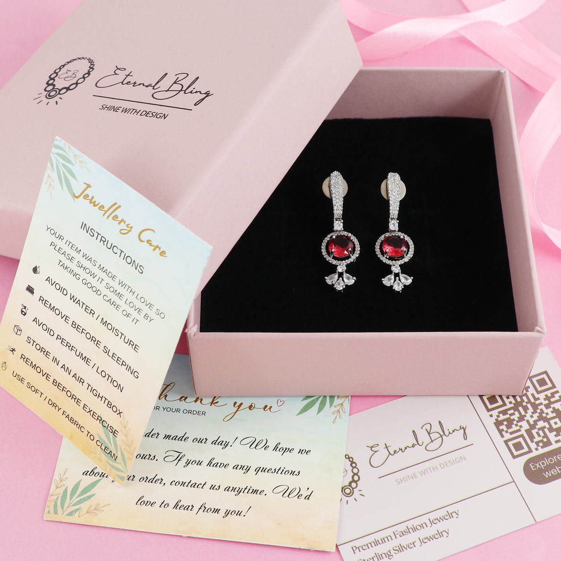 Eternal Bling Designer AD Small earring