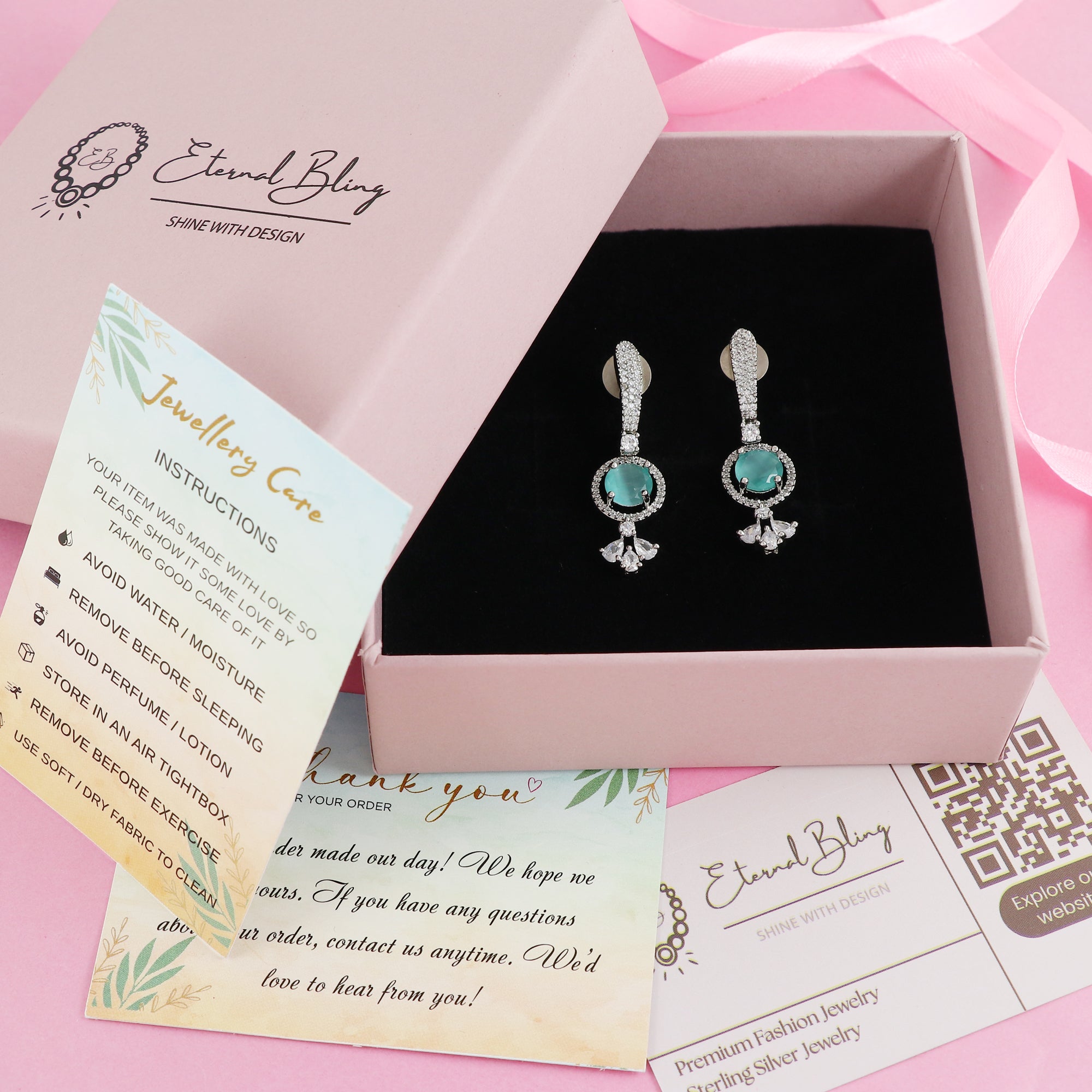 Eternal Bling Designer AD Small earring