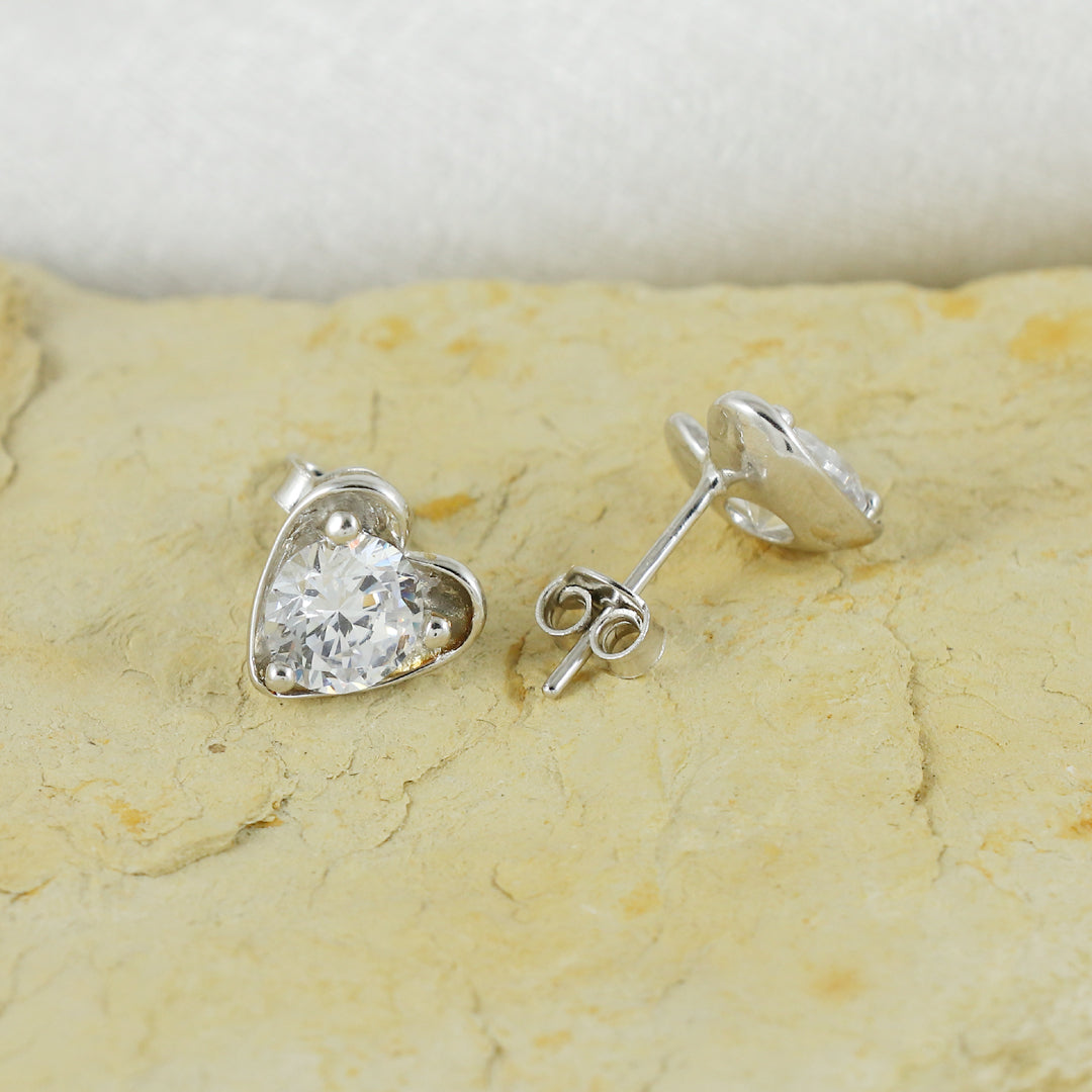 Eternal Bling Sterling Silver Heart and Arrow Heart Tops