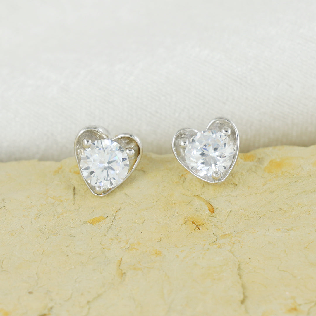 Eternal Bling Sterling Silver Heart and Arrow Heart Tops