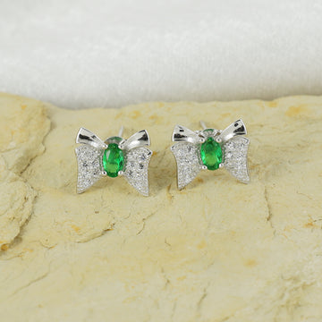 Eternal Bling Sterling Silver Heart and Arrow Bow Tops