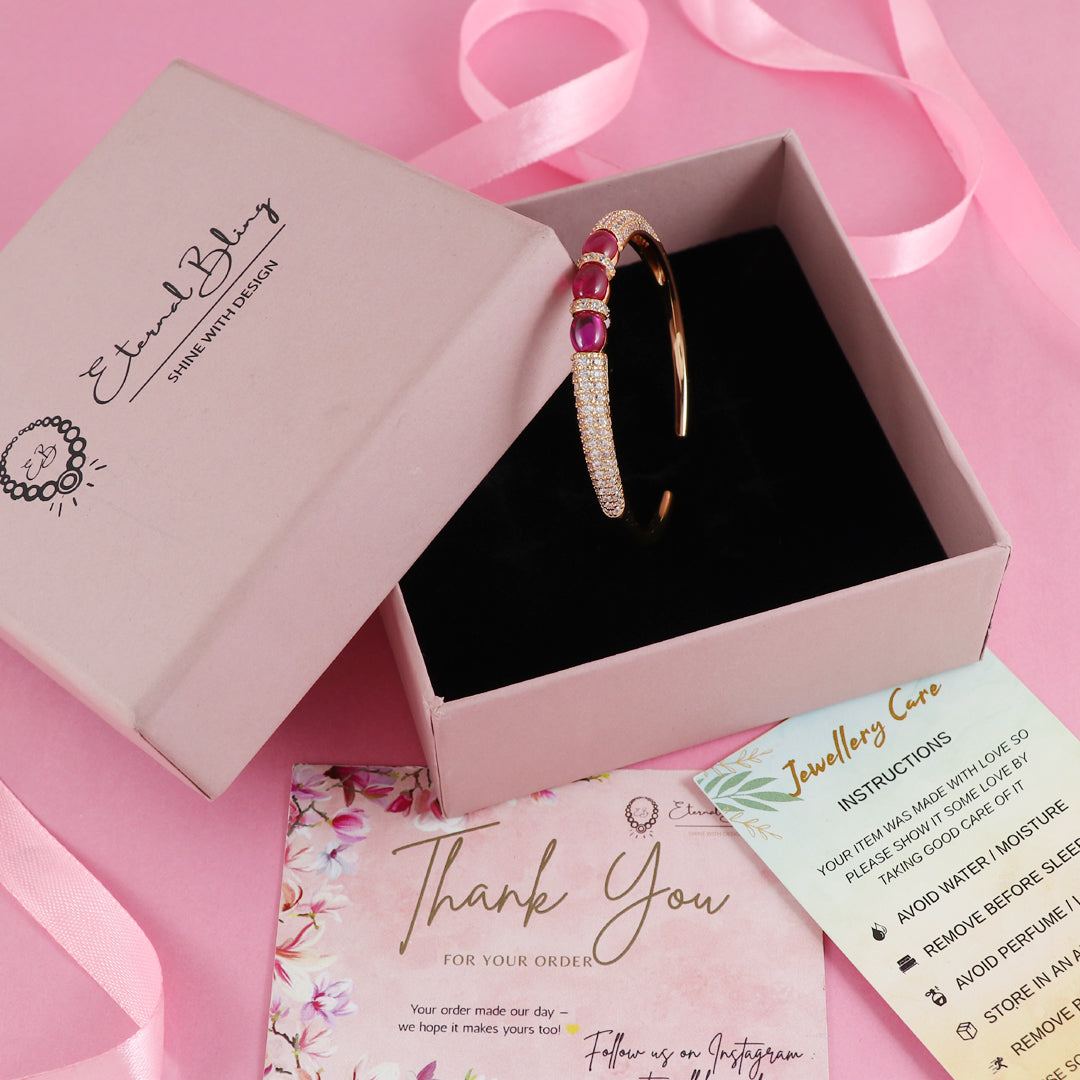 Eternal Bling CZ Openable kada