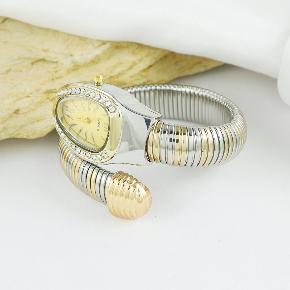 Eternal Bling Off white bracelet watch