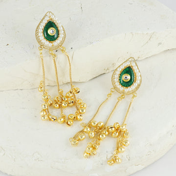 Eternal Bling Pearl Kashmiri Earring
