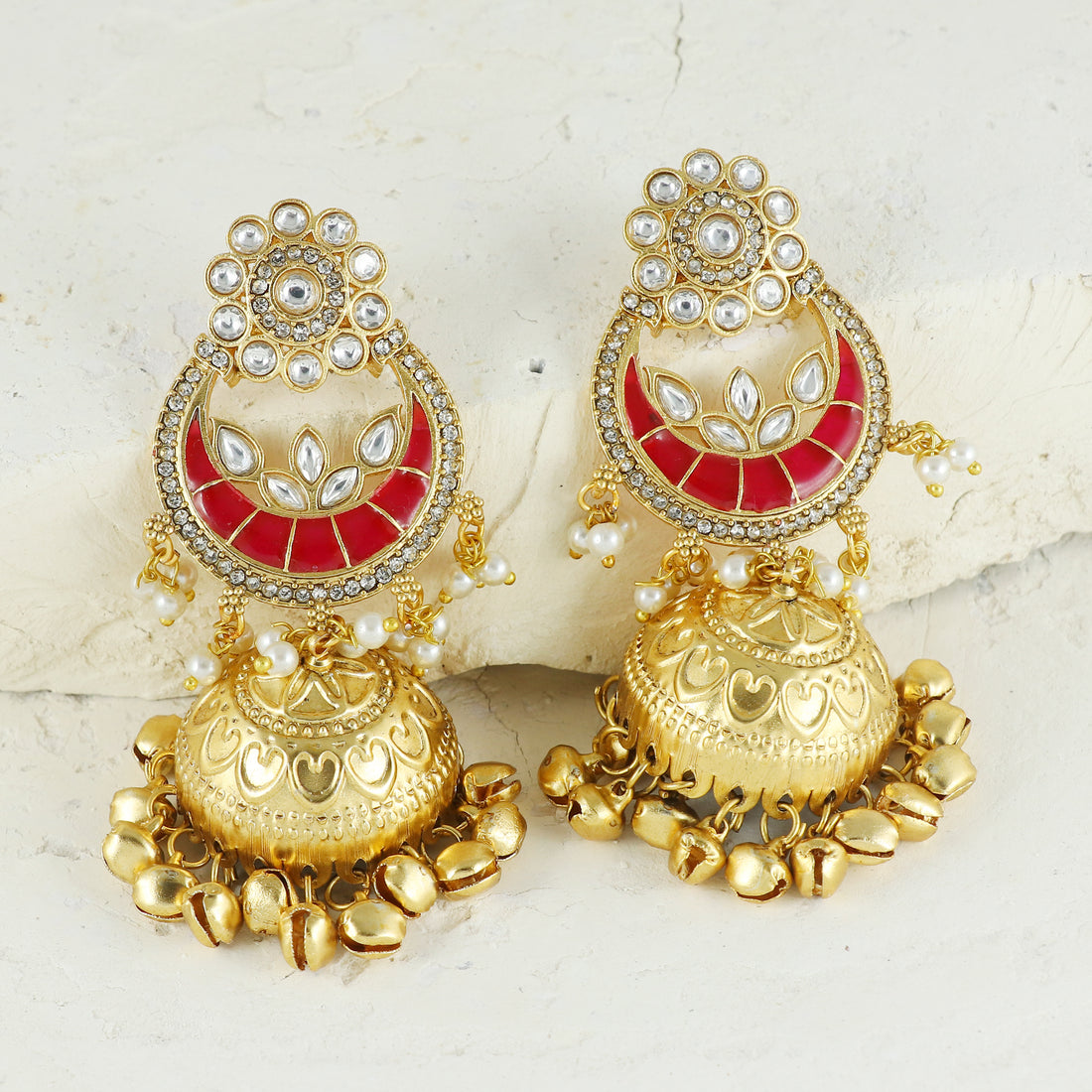 Eternal Bling Chaand Bali Jhumkis