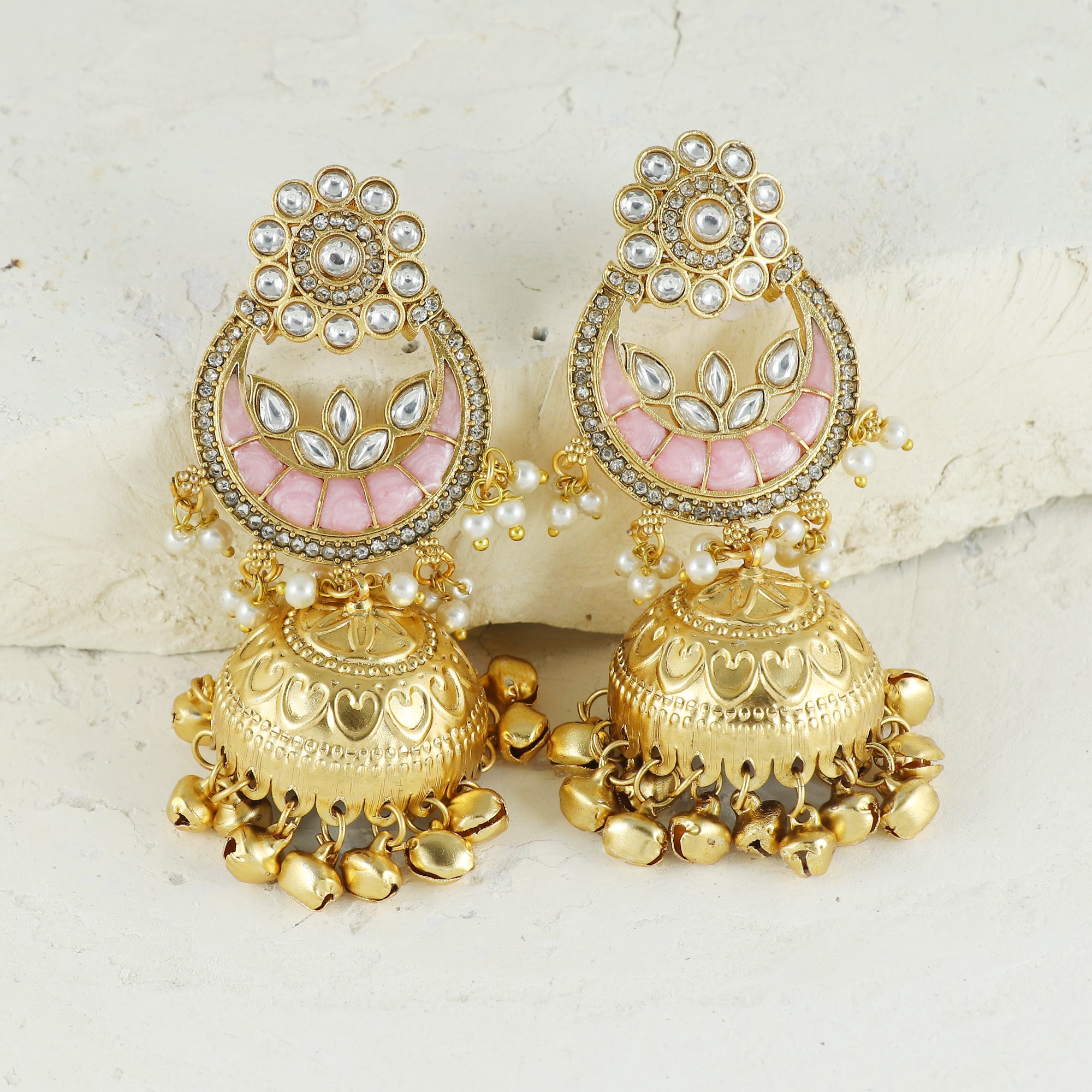 Eternal Bling Chaand Bali Jhumkis