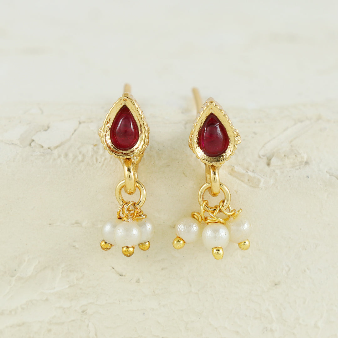 Eternal Bling Gold Traditional Necklace set