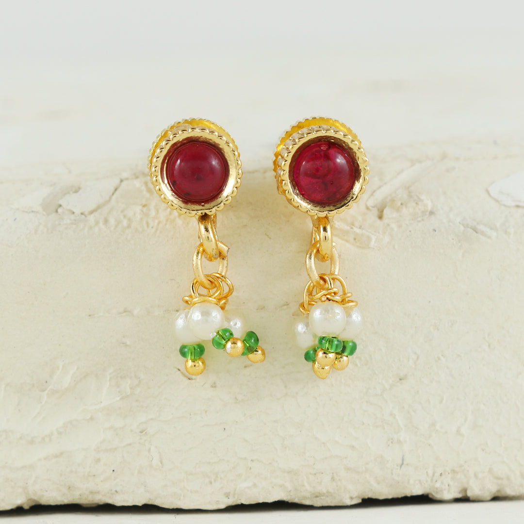 Eternal Bling Antique Lotus Necklace set