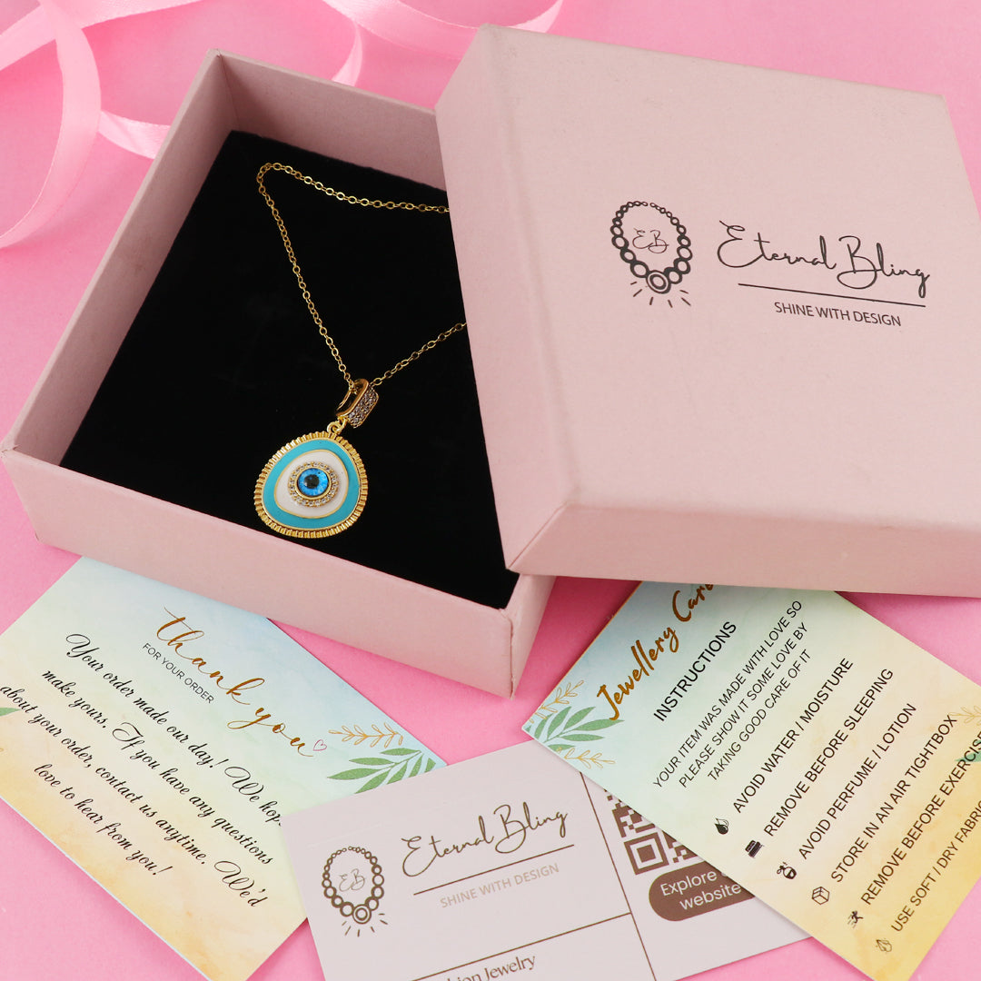 Eternal Bling Evil Eye Big Pendant