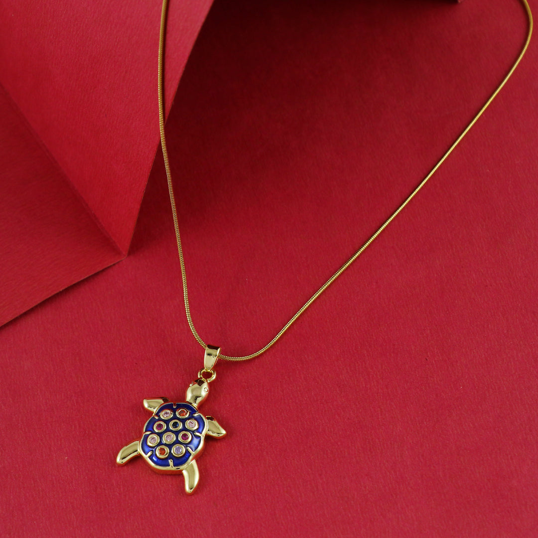Eternal Bling Tortoise Pendant