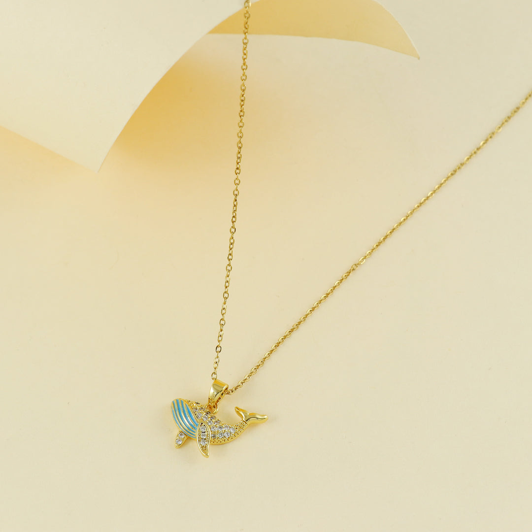 Eternal Bling Crystal Dolphin pendant