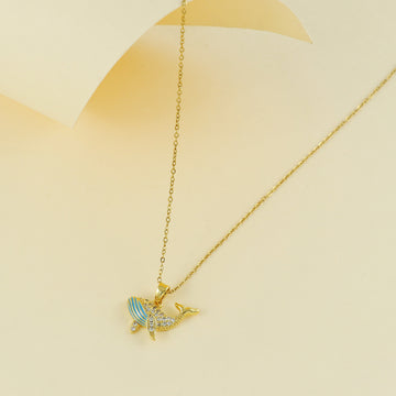 Eternal Bling Crystal Dolphin pendant