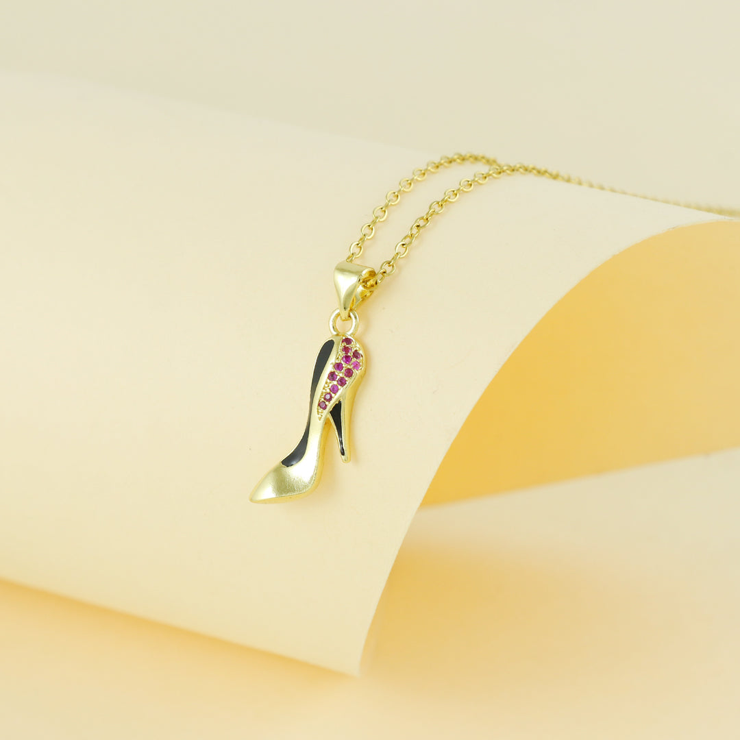 Eternal Bling Cindrella Shoe Pendant