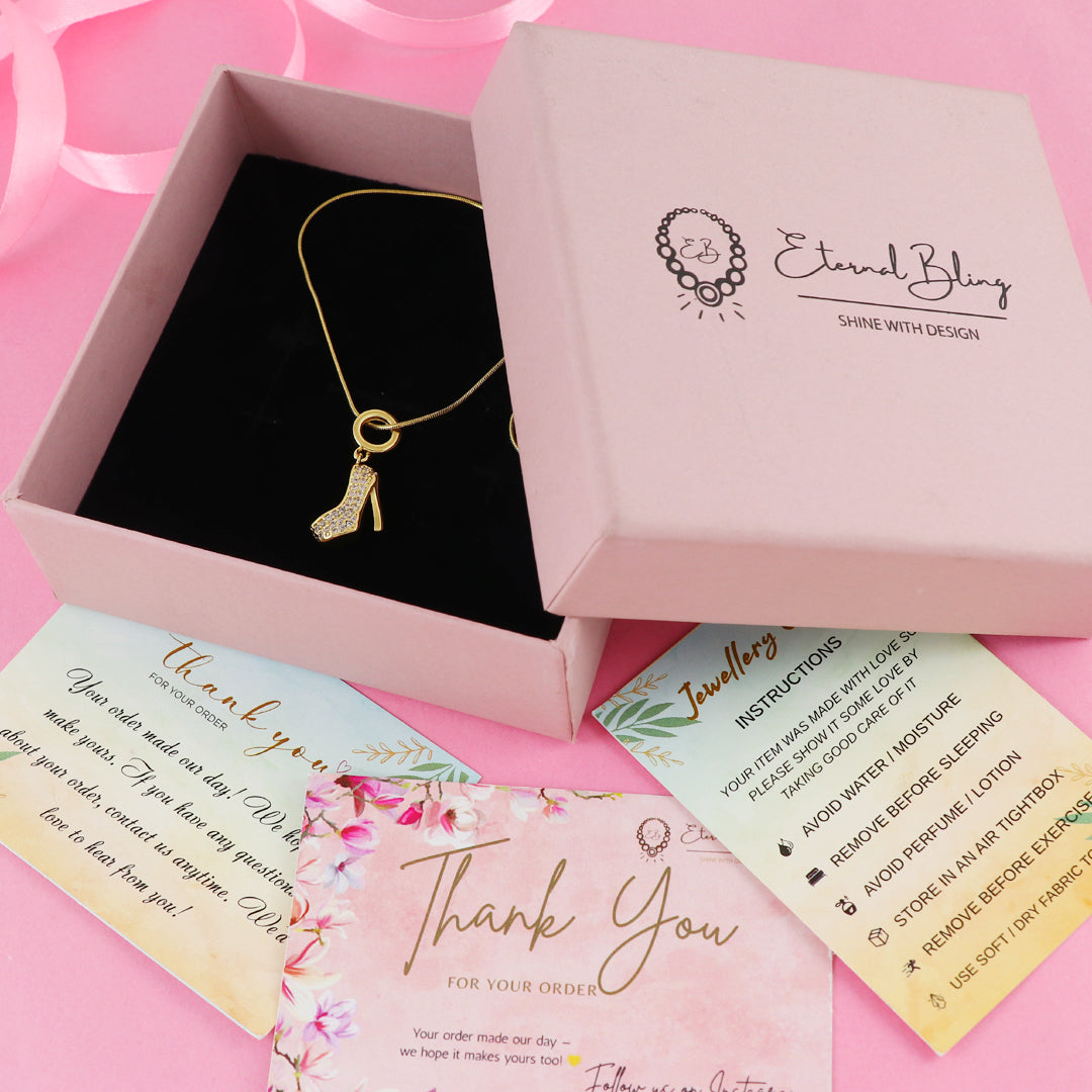 Eternal Bling Cindrella shoe crystal Pendant