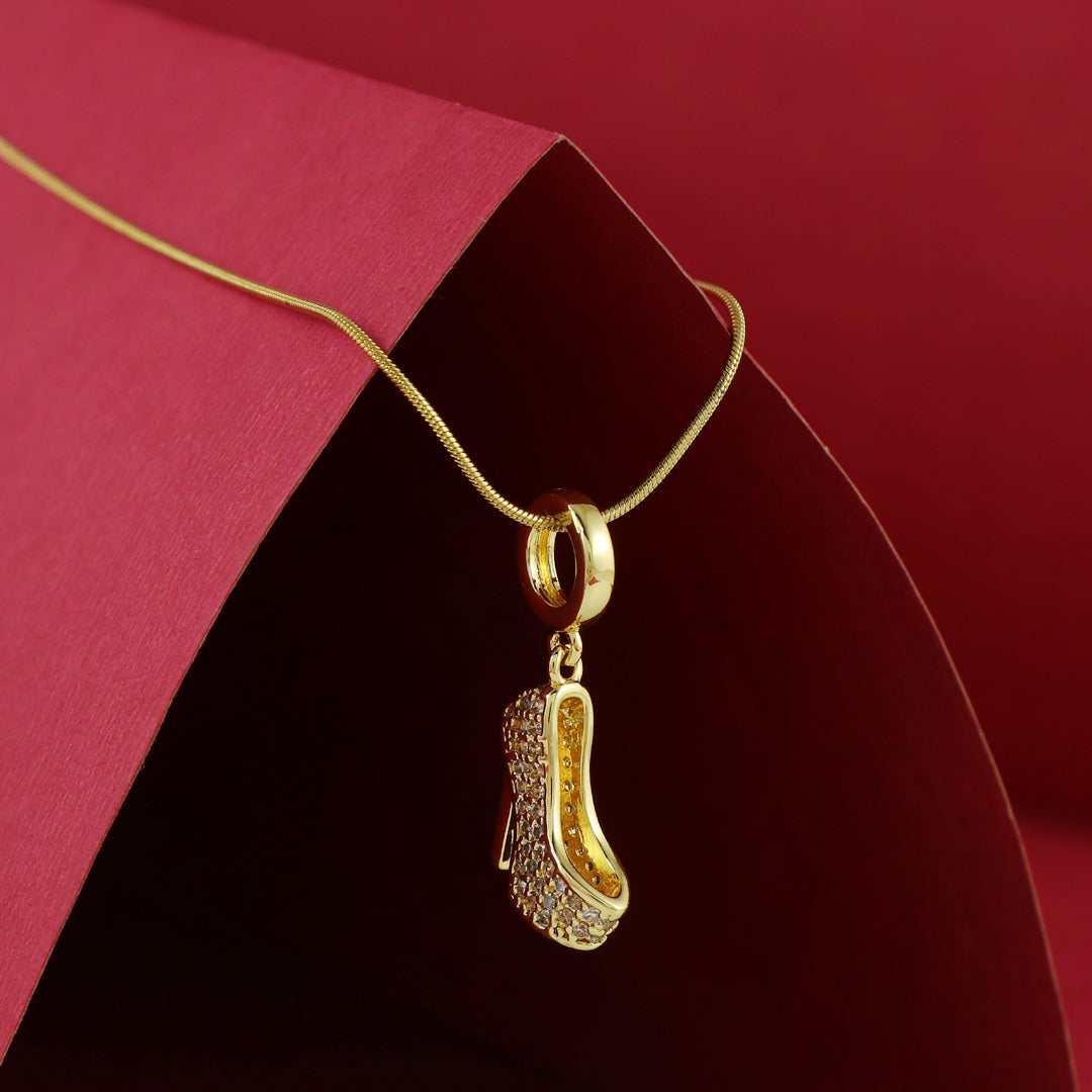 Eternal Bling Cindrella shoe crystal Pendant