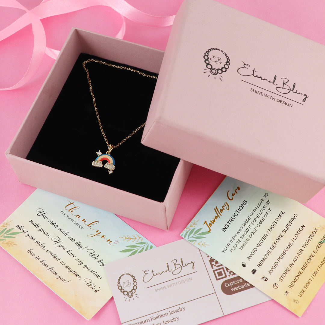 Eternal Bling Rainbow Pendant