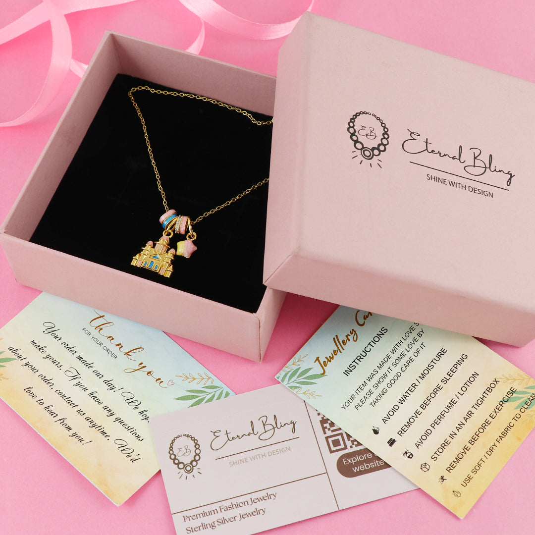 Eternal Bling Castle Pendant