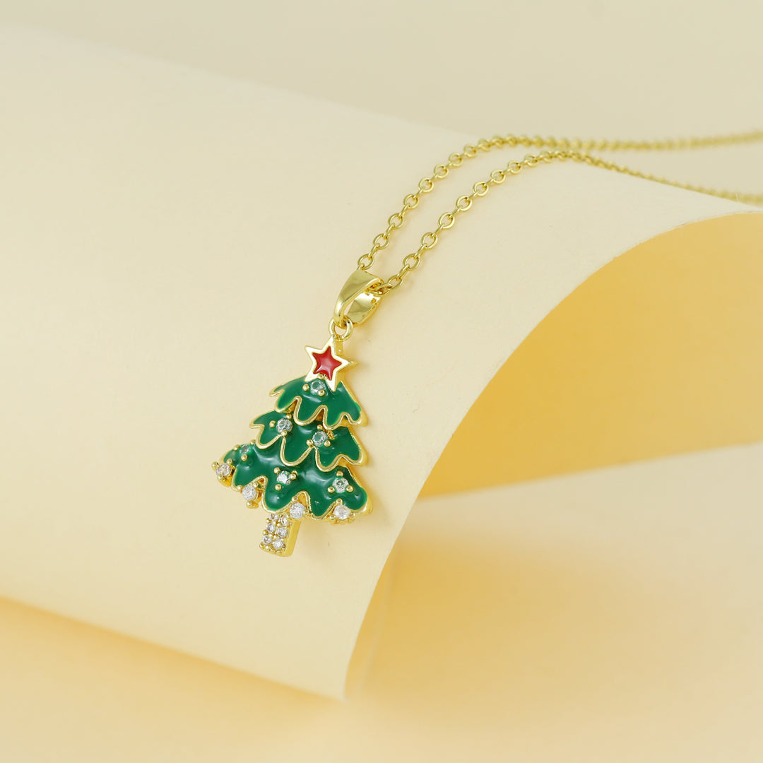 Eternal Bling Christmas Tree pendant
