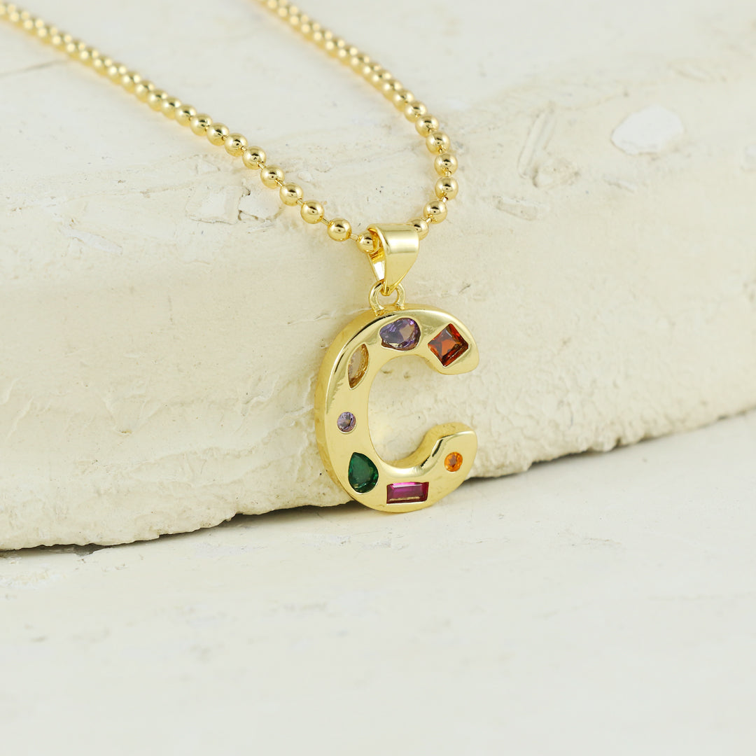 Eternal Bling Multicolor C pendant