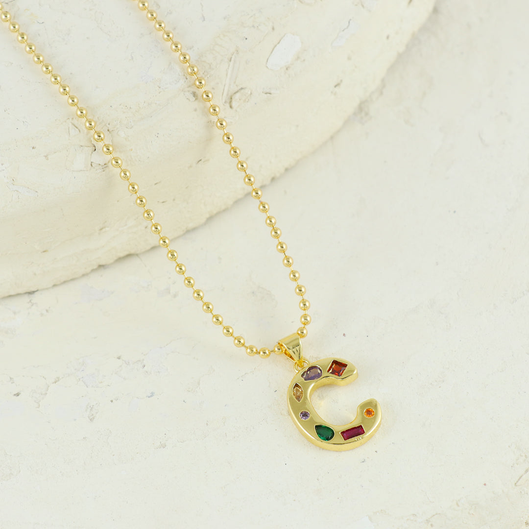 Eternal Bling Multicolor C pendant
