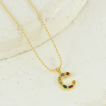 Eternal Bling Multicolor C pendant