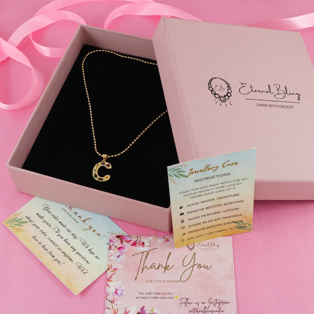 Eternal Bling Multicolor C pendant