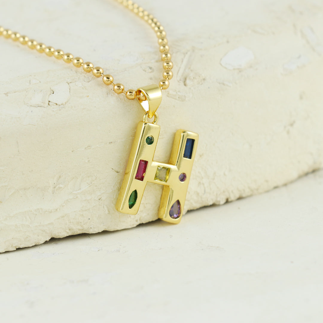 Eternal Bling Multicolor H Pendant