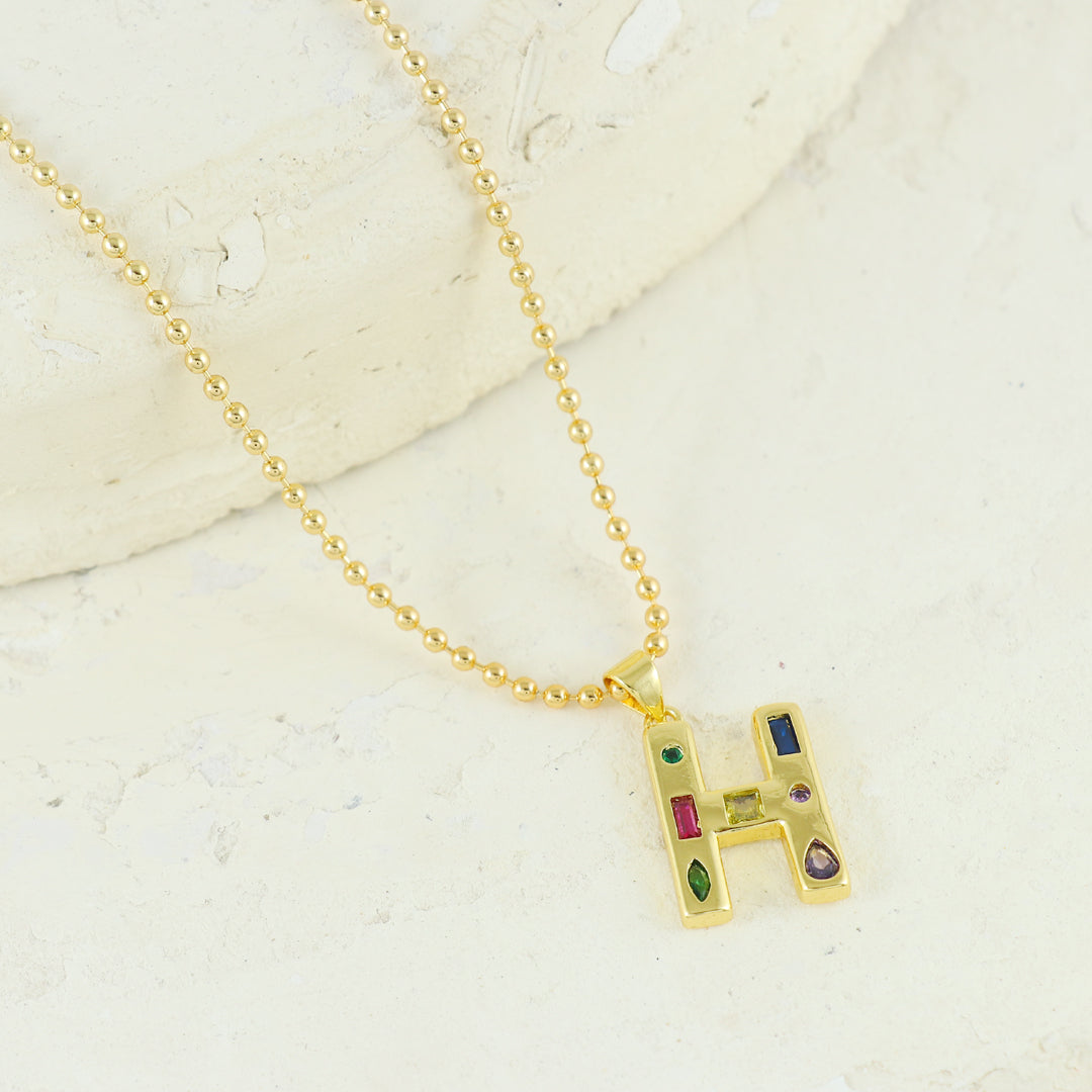 Eternal Bling Multicolor H Pendant