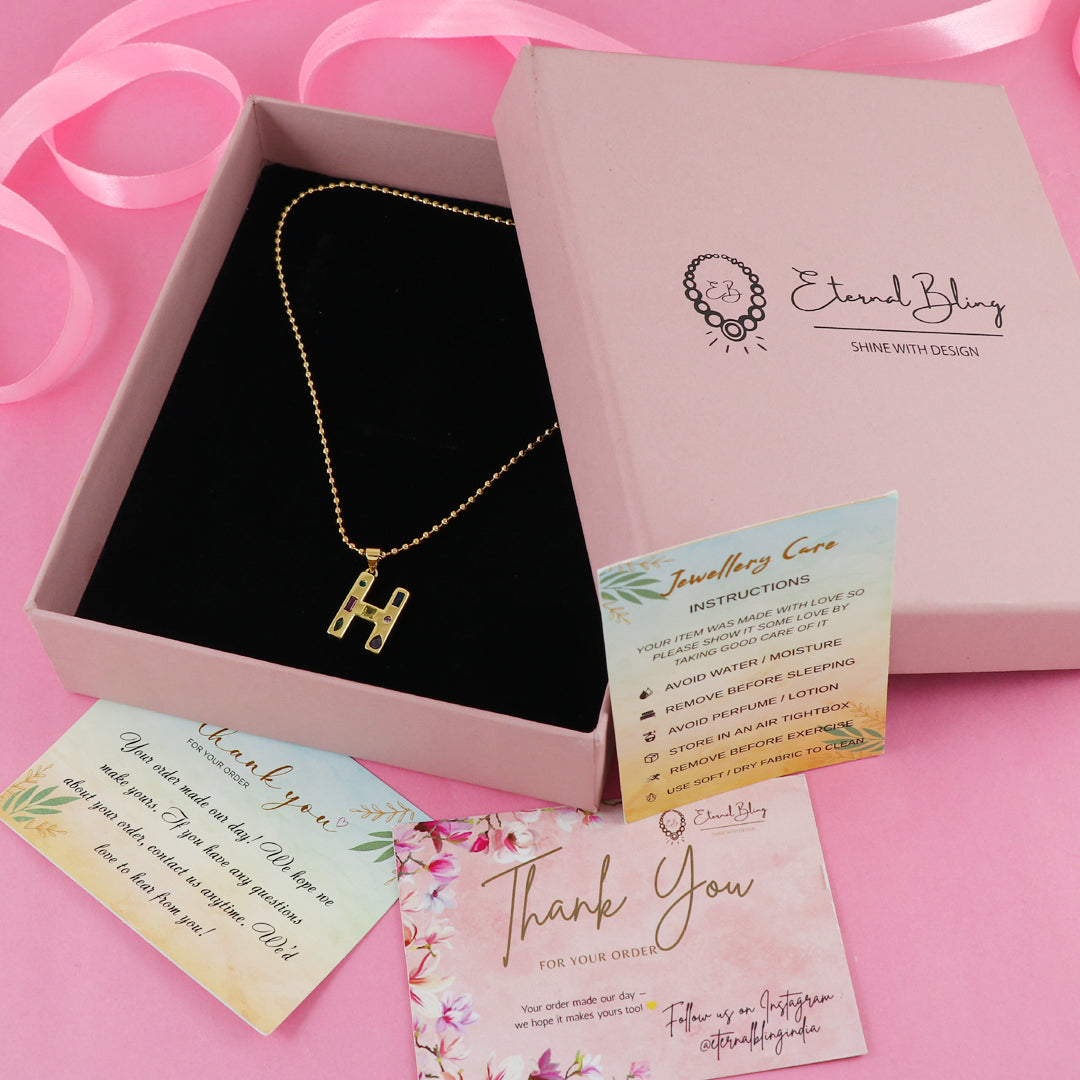 Eternal Bling Multicolor H Pendant
