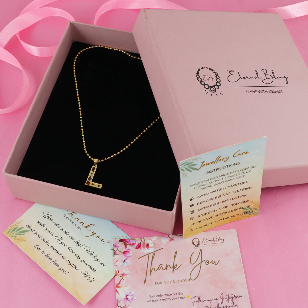 Eternal Bling Multicolor L Pendant