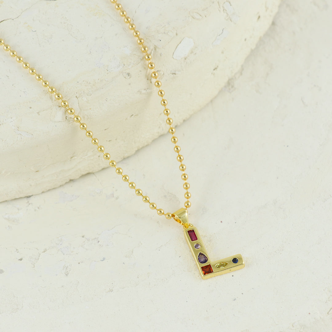 Eternal Bling Multicolor L Pendant
