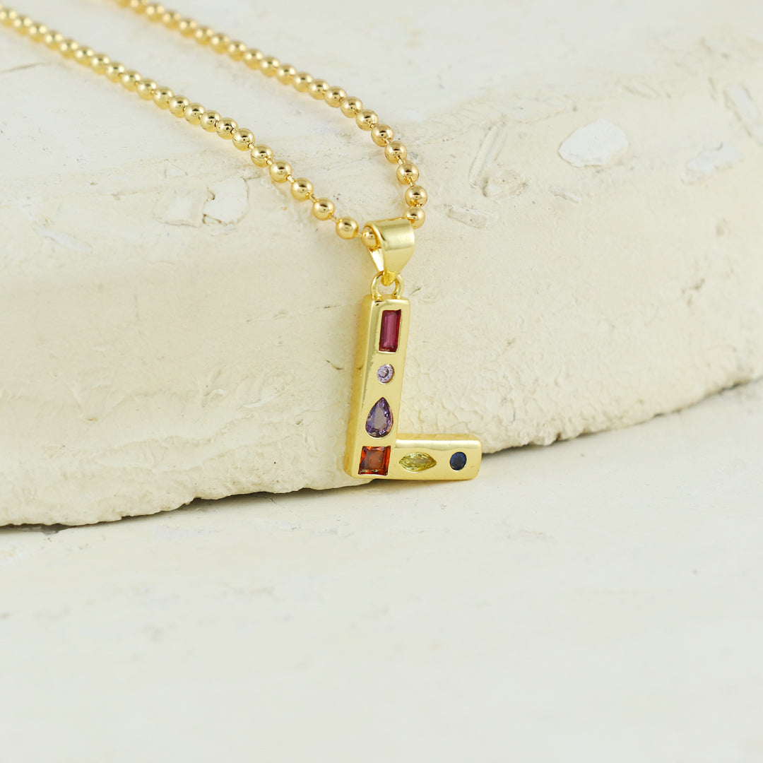 Eternal Bling Multicolor L Pendant