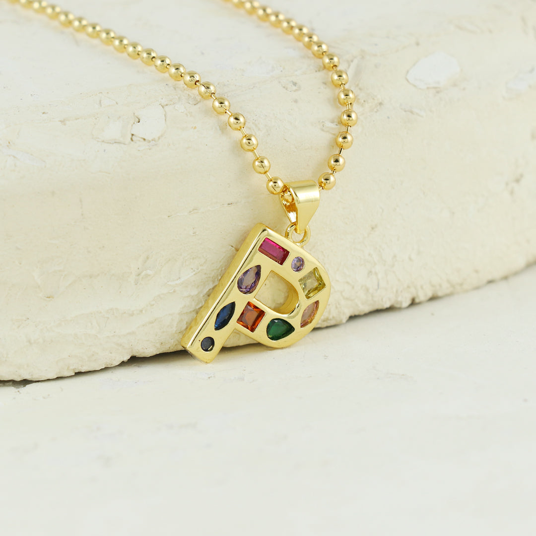 Eternal Bling Multicolor P pendant
