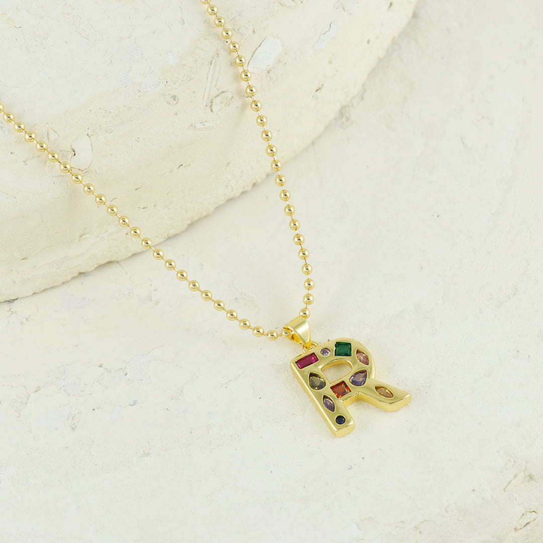 Eternal Bling Multicolor R Pendant