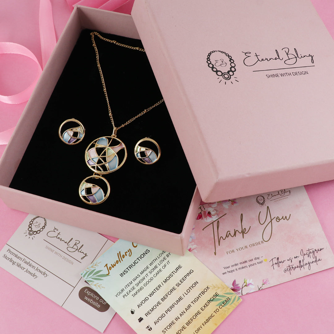 Eternal Bling Western Pendant set