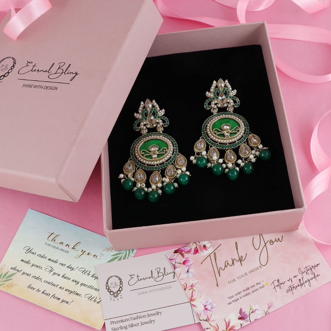 Eternal Bling Enamel Colored Drops Earring