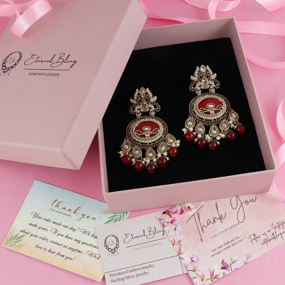 Eternal Bling Enamel Colored Drops Earring