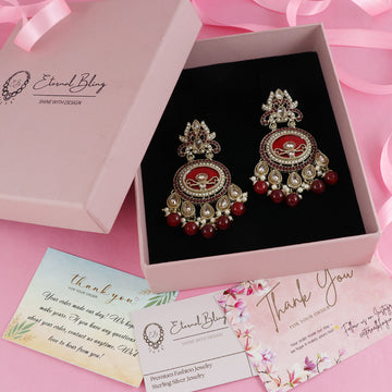 Eternal Bling Enamel Colored Drops Earring