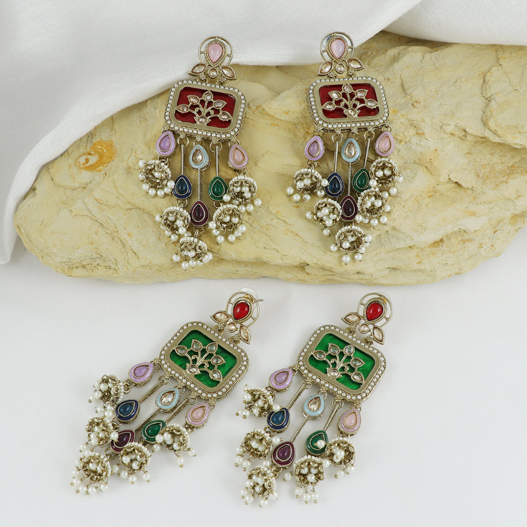 Eternal Bling Long colored Earrings