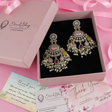 Eternal Bling Multicolor Heavy Earring